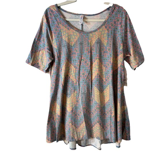 LuLaRoe Tops - LuLaRoe Women's Perfect T Aztec Multicolored Size Large NWT